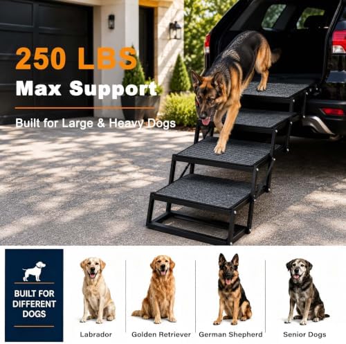 Dog Stairs for Large Dogs, 250 lbs - Image 4
