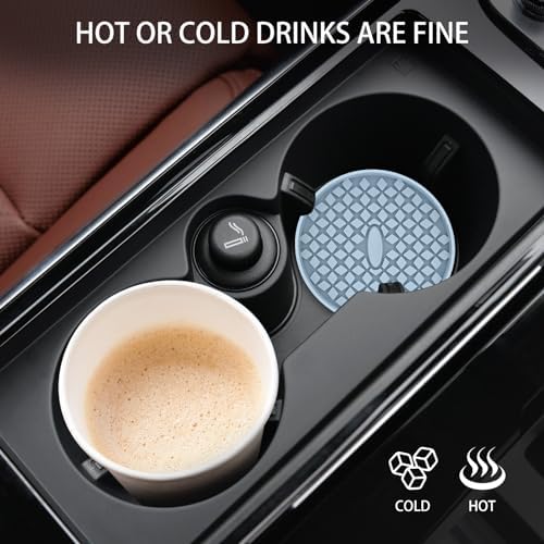 ME.FAN Car Cup Coasters Silicone Car Coasters/Cup Mats, Non-Slip Recessed Car - Image 5