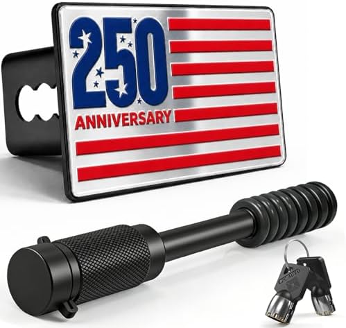 250th Anniversary of American Independence Trailer Hitch Cover by Unknown