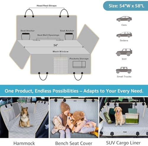 Lassie Dog Car Seat Covers for Back Seat - Image 6