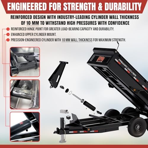 10 Ton Hydraulic Dump Trailer Scissor Hoist, Dump Bed Kit - Image 5