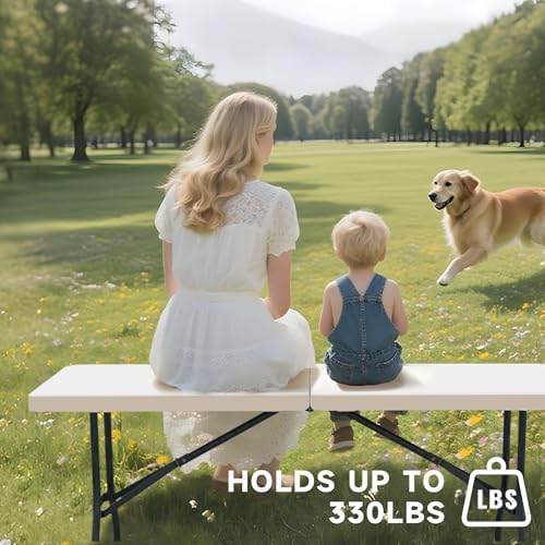 Folding Table 6 Foot - Image 2