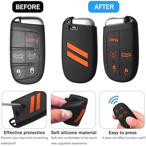 YOSRTER Key Fob Cover with Keychain - Image 5