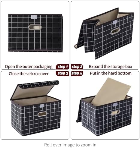 STOREONE Fabric Storage Cube Bins Foldable Organizer Container Collapsible - Image 6