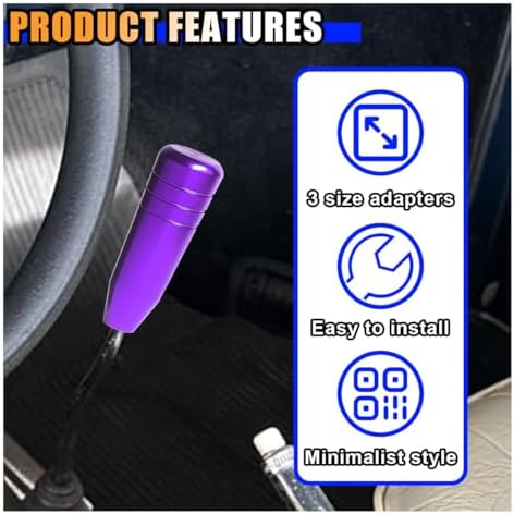 KITUREK 5" Heavy Weighted Shifter Knob, Aluminum Alloy - Image 3