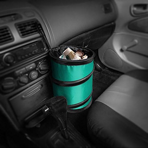 FH Group Automotive Waterproof Portable Collapsible Small Trash Can Garbage - Image 4