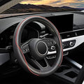 YHONGJT Soft Microfiber Leather Anti-Slip Car Steering Wheel Cover, Universal by Unknown