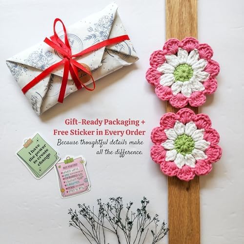 Cotton Car Coasters 2pc Car Cup Coasters Cute car Accessories - Image 6