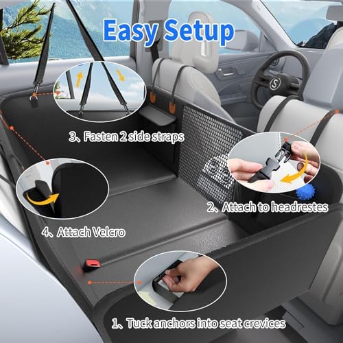Back Seat Extender, Dog Car Seat Cover - Image 7