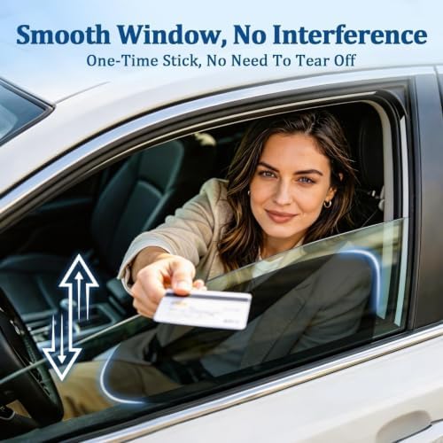 4PCS Car Window Shades, Roll Windows Down丨Static Cling丨No Impact On Driving - Image 4