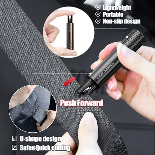 4 Pack Safe Hammer Glass Breaker Underwater, 2-in-1 Car Safety Hammer Window - Image 3