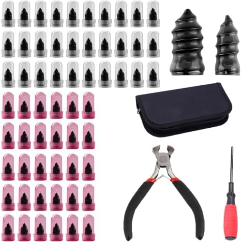 62 Pcs Tire Plug Kit Screw Type Tubeless Puncture Repair Tool by YinshangHuifuAutoParts