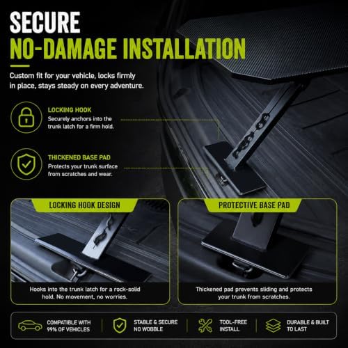 Rear Cargo Table for Toyota Prius V 2012-2017, Foldable SUV Camping Table - Image 5