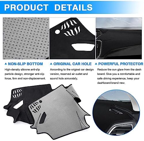 Autorder Dashboard Cover Mat for Subaru Forester 2019-2024 Accessories Dash - Image 6