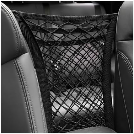 3-Layer Car Mesh Organizer, Stretchable Storage Netting Pouch Seat Back Cargo by Unknown