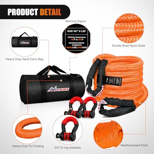 Nilight Kinetic Recovery Rope Kit - Image 2