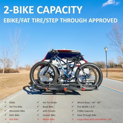 Bike Rack for Car Hitch 2-Bike - Image 5