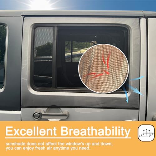 Rear Window Screen for Jeep, Window Shade for Jeep Wrangler - Image 5