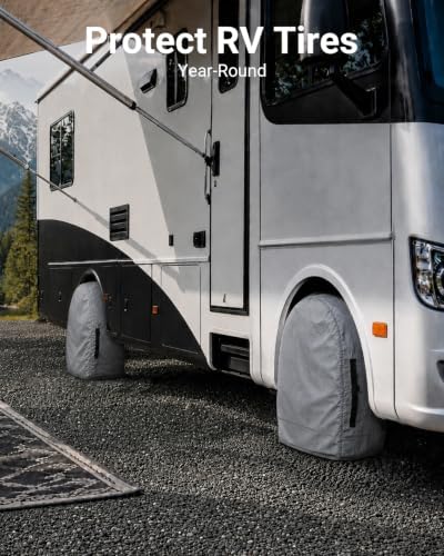 RV Tire Covers Set of 4, Fits 29"to 32" Tires - Image 2