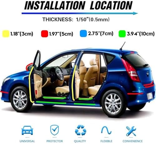 ToLanbbt Car Door Edge Guard Invisible Automotive Door Sill Guard Protectors - Image 2