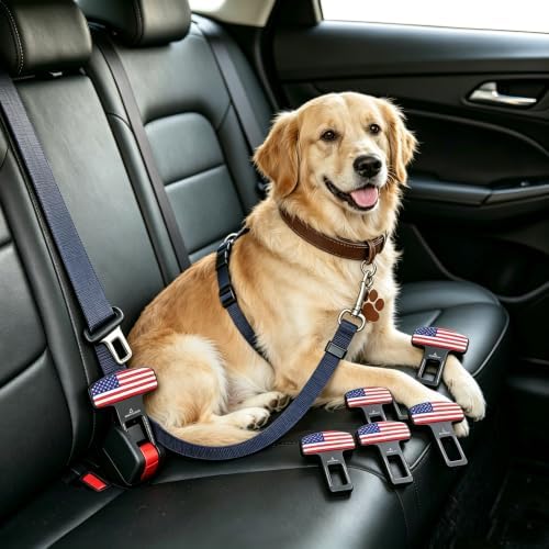 4 Pack Clips for Dogs, Cats Travel Harness Decorative Car Interior Clips - Image 7