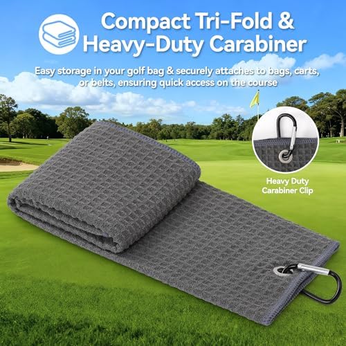 Mile High Life Golf Towel 16x24 inch, Upgraded Large Waffle Weave - Image 3