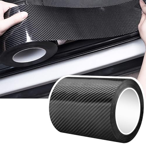 DGSL Car Door Edge Guards Door Sill Protector, 4In x 19.7Ft 5D Carbon Fiber Car by DGSL