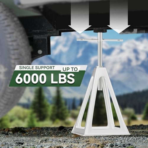 RVGUARD RV Stack Jacks 8 Pack, 6000 Lbs Aluminum Stabilizer Jacks - Image 2