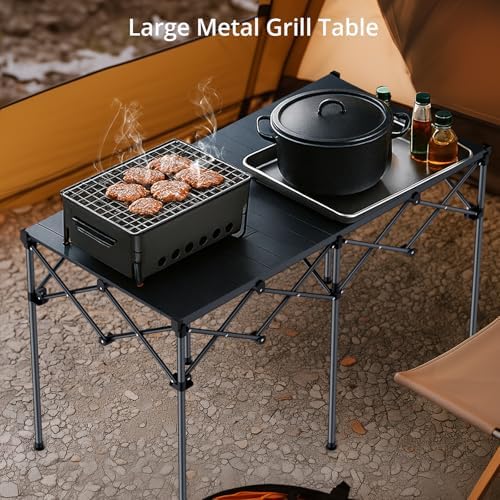 Anbte Heavy-Duty Roll Up Camping Table, Support 264 lbs, 48” x 24” - Image 6