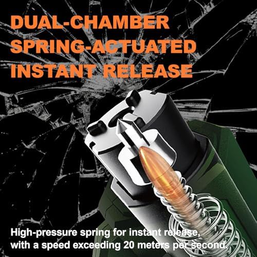 Window Breaker Seatbelt Cutter, 2 in 1 Emergency Keychain Car Escape Tool - Image 4
