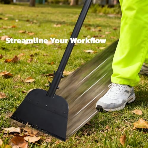 Garden Flat Shovel, 54 Inch Heavy Duty Ice Scraper Chopper - Image 5