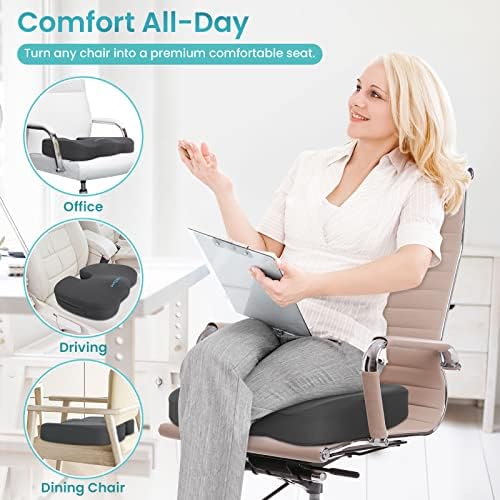 Gel Seat Cushion, Cooling Memory Foam Cushion - Image 6