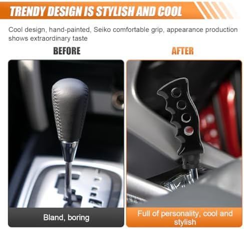 BDZMC Car Gear Shift Handle Lever Knob, Resin Grip Shift Knob - Image 4