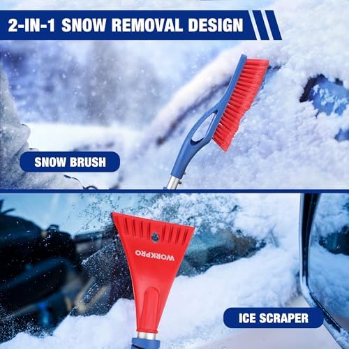 WORKPRO 27" Snow Brush and Ice Scraper - Image 2