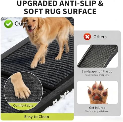 Garvee 63" Wide Folding Dog Ramp - Image 4