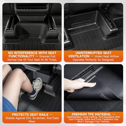 Front Seat Rail Protectors Compatible - Image 5