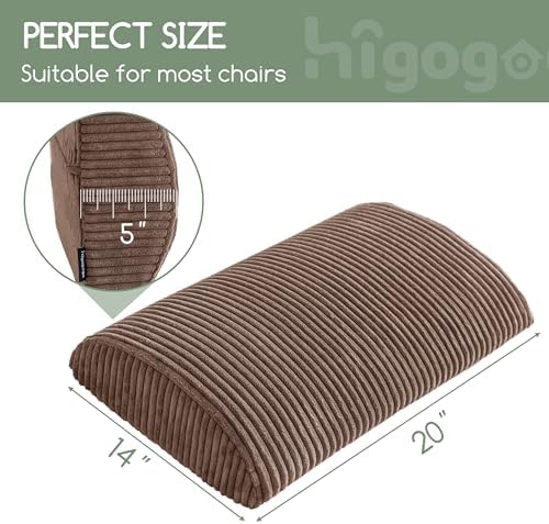 HIGOGOGO Lumbar Support Pillow for Recliner Chair/Accent Chair/Couch, Large - Image 2