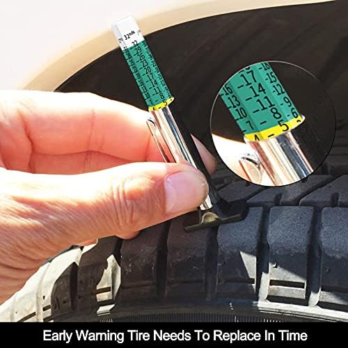 GODESON 88702 Smart Color Coded Tire Tread Depth Gauge - Image 5