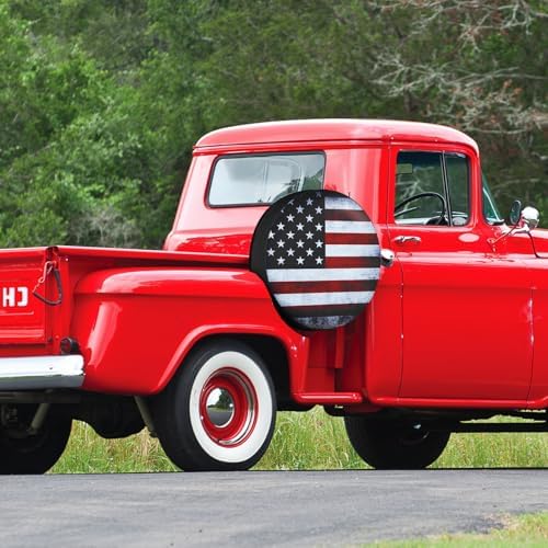 Spare Tire Cover American Flag Polyester Universal Waterproof Corrosion - Image 4
