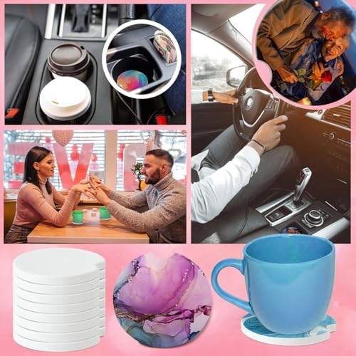 Ceramic Sublimation Blanks Car Coasters - Image 5