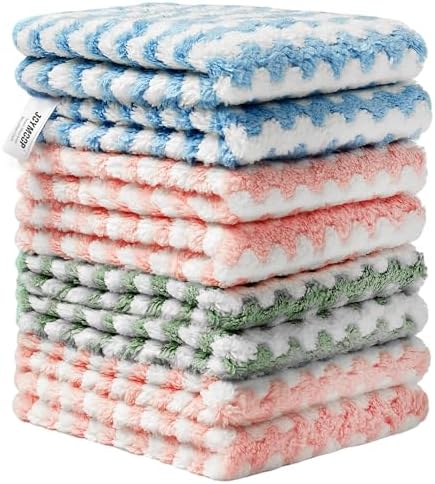 JOYMOOP Microfiber Cleaning Cloth, 8 Piece Set, Small/Medium by JOYMOOP