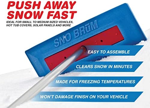 SNOBRUM - Snow Remover for Cars and Trucks - 28 to 63 Inch Automotive Snow - Image 3