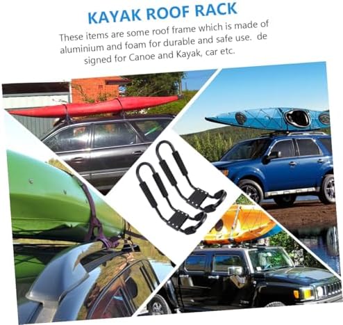 2Pcs Kayak Roof Rack, J-Shaped Crossbar Mount - Image 5