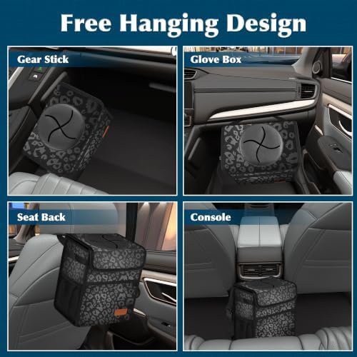 Femuar Leak Proof Car Trash Can - Image 5