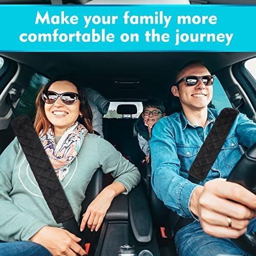 Tatuo 4 Pack Seat Belt Cover Extra Long Soft Pad - Image 5