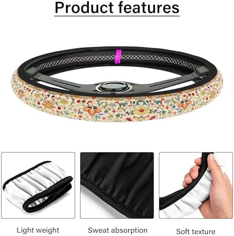 Steering Wheel Cover Neoprene Material Most Cars Men&Women Universal 15 inch - Image 6