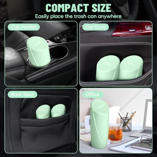 Car Trash Can Bin with Lid - Image 3