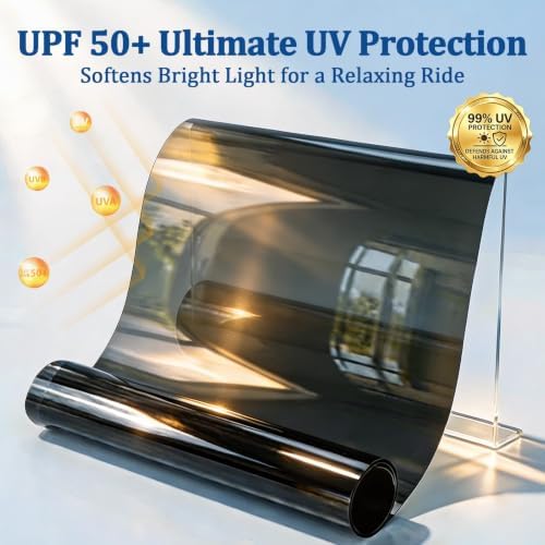 Car Window Shade for Driver Windows, Roll Windows UP & Down丨Static Cling - Image 7