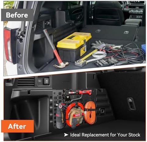 Molle Panel for 2026 Honda Passport, Trunk Organizer Storage Panel Functional - Image 4
