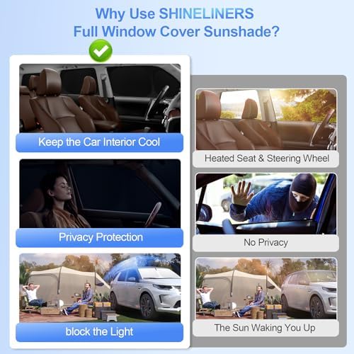 8pcs Car Window Shades for Nissan Sentra 2014-2019 Accessories, Windshield Side - Image 6